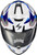 Exo T520 Full Face Helmet Zuse White/Blue Md
