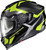 Exo T520 Full Face Helmet Zuse Black/Hi Viz Lg