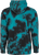 Fly Tie Dye Pullover Hoodie Turquoise/Black 2x