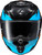 Exo R330 Full Face Helmet Hawker Light Blue 2x