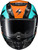 Exo R330 Full Face Helmet Tubbs Light Blue/Orange 2x