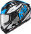 Exo R430 Full Face Helmet Head Trip Light Blue Lg
