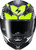 Exo R430 Full Face Helmet Head Trip Hi Viz Md