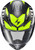 Exo R430 Full Face Helmet Head Trip Hi Viz Md