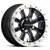 Raceline A71 Mamba 14x10in/4x137 BP/5+5 0mm Offset/110.18mm Bore Blk & Machined Ring Beadlock Wheel