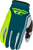 Lite Gloves Grey/Lime/Teal Sm