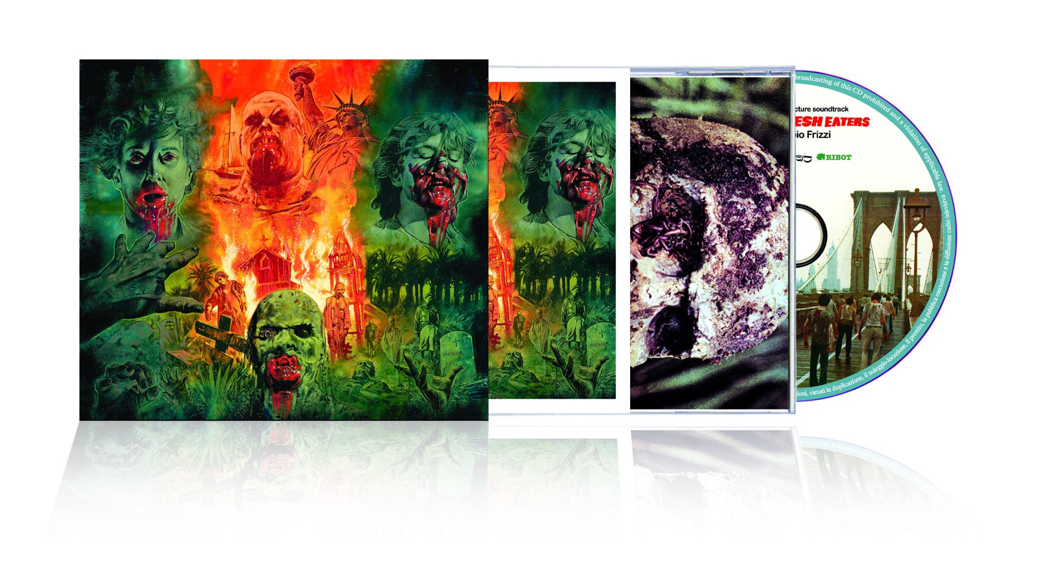 FABIO FRIZZI: Zombie Flesh Eaters CD - TWO HEADED DOG