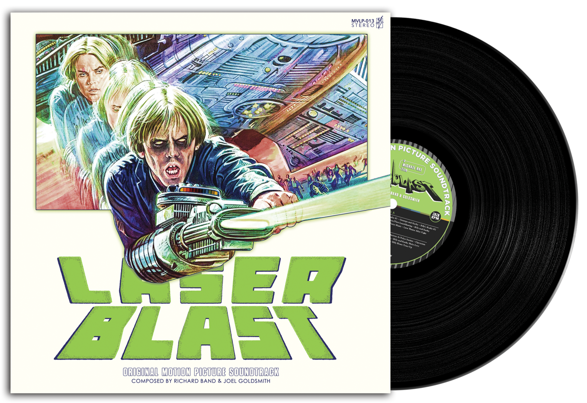 RICHARD BAND AND JOEL GOLDSMITH: Laserblast OST LP - TWO HEADED DOG