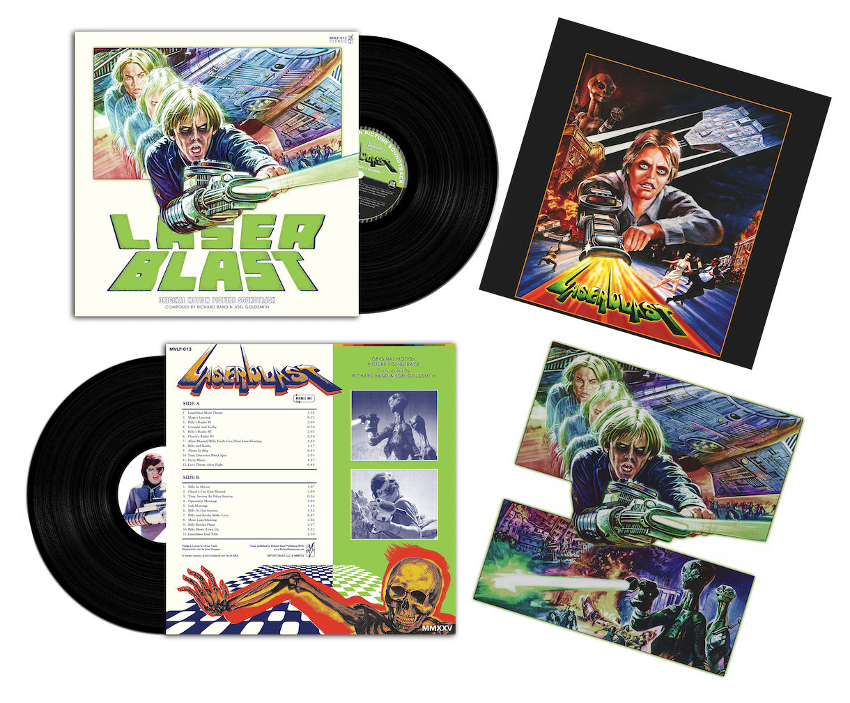 RICHARD BAND AND JOEL GOLDSMITH: Laserblast OST LP - TWO HEADED DOG