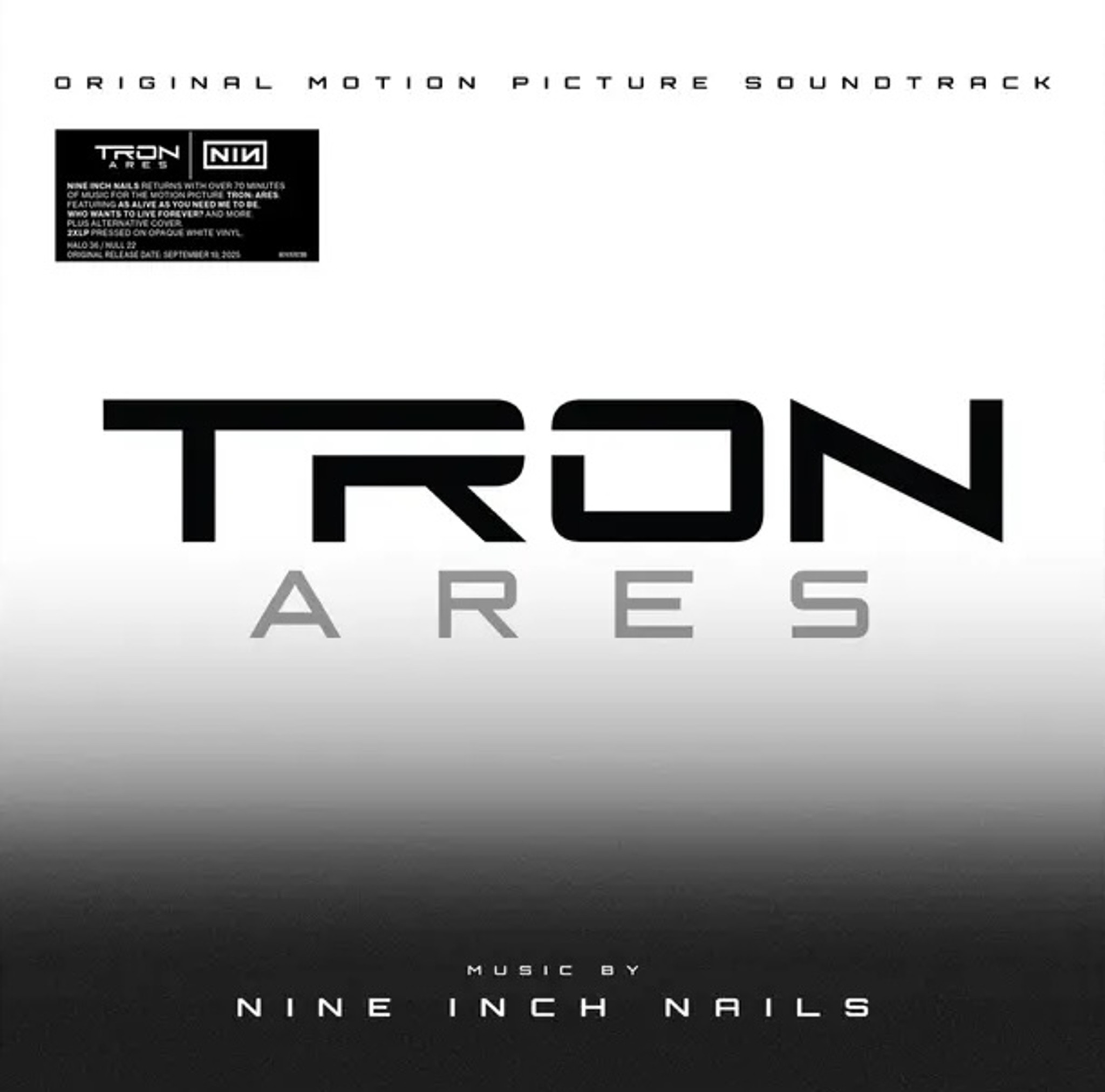 NINE INCH NAILS: Tron: Ares (Original Soundtrack) (White