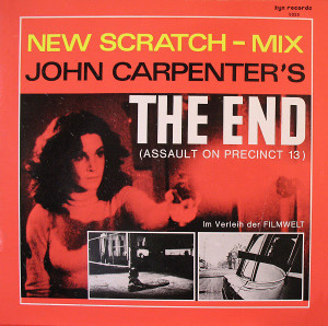 JOHN CARPENTER: The End (Assault On Precinct 13) 12" Maxi Single