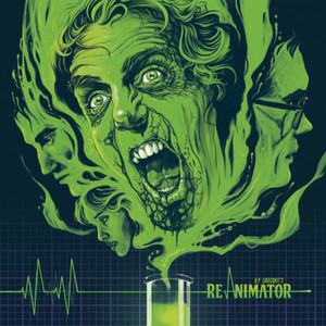 RICHARD BAND: Re-Animator (Original Motion Picture Score) ("Re-Agent" Green and Black Swirled Colored Vinyl) LP