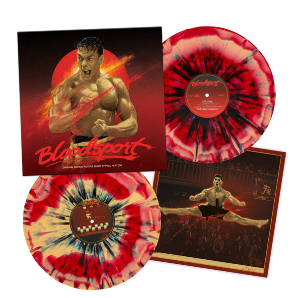 PAUL HERTZOG: Bloodsport (Original Motion Picture SoundtracK) ("Kumite" Splatter) 2LP