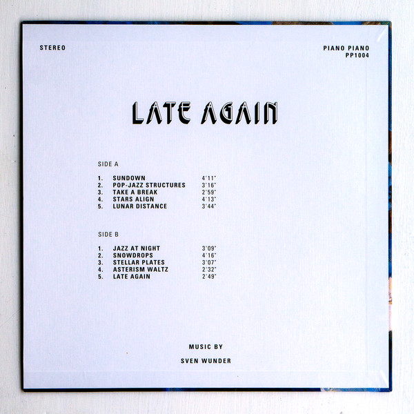 SVEN WUNDER: Late Again LP