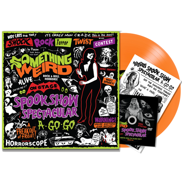 Something Weird - Spook Show Spectacular A-Go-Go (Orange Vinyl) LP+DVD