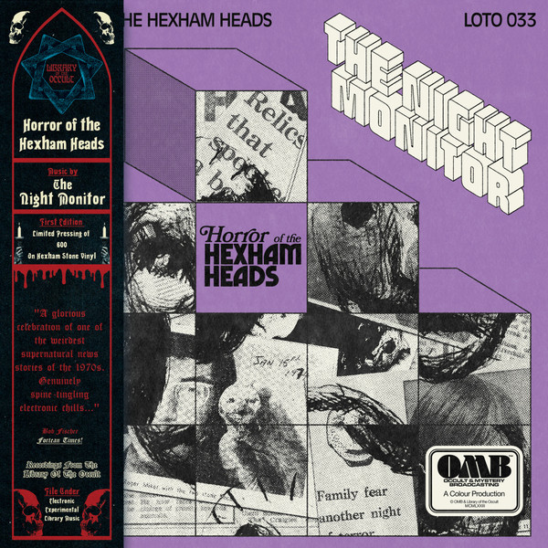 THE NIGHT MONITOR: Horror of the Hexham Heads LP