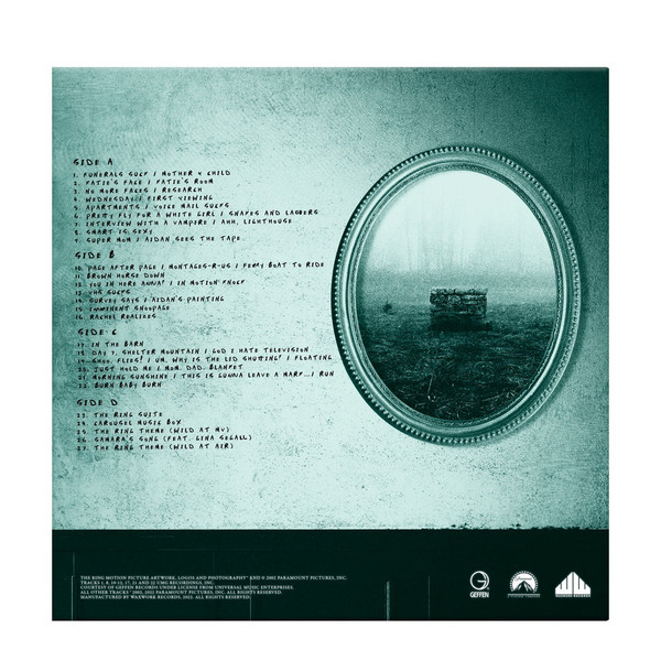 HANS ZIMMER: The Ring (Original Motion Picture Music) (Coke Bottle Clear w/ Black Orb) 2LP