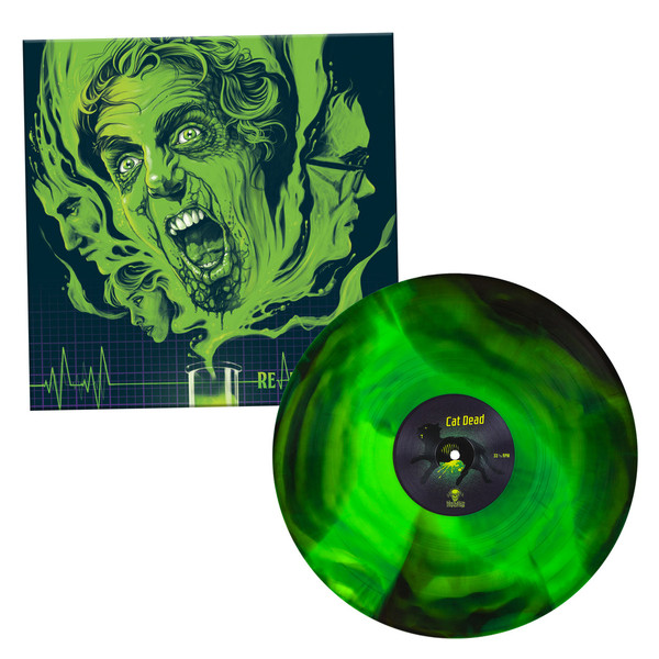 RICHARD BAND: Re-Animator (Original Motion Picture Score) ("Re-Agent" Green and Black Swirled Colored Vinyl) LP