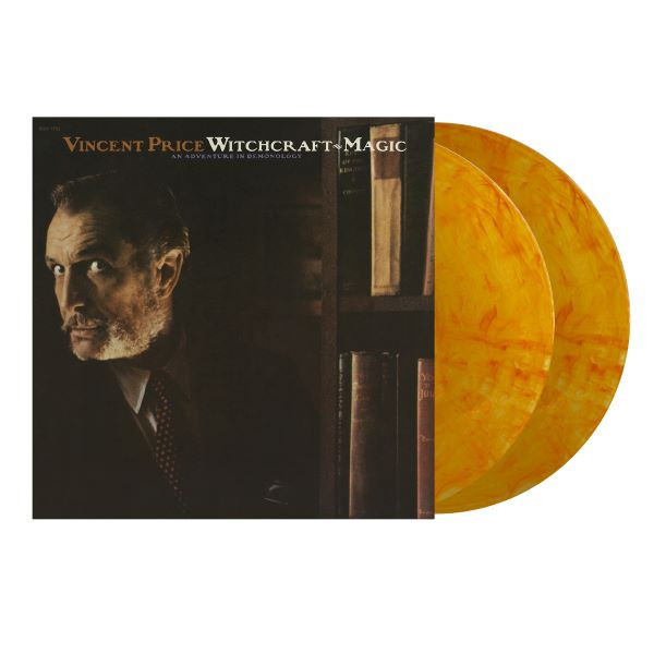 VINCENT PRICE: Witchcraft-Magic (An Adventure in Demonology) (Clear w/ Orange Pumpkin Swirl Vinyl) 2LP VINCENT PRICE: Witchcraft-Magic (An Adventure in Demonology) (Clear w/ Orange Pumpkin Swirl Vinyl) 2LP