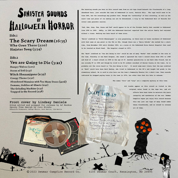 V/A: Sinister Sounds of Halloween Horror LP