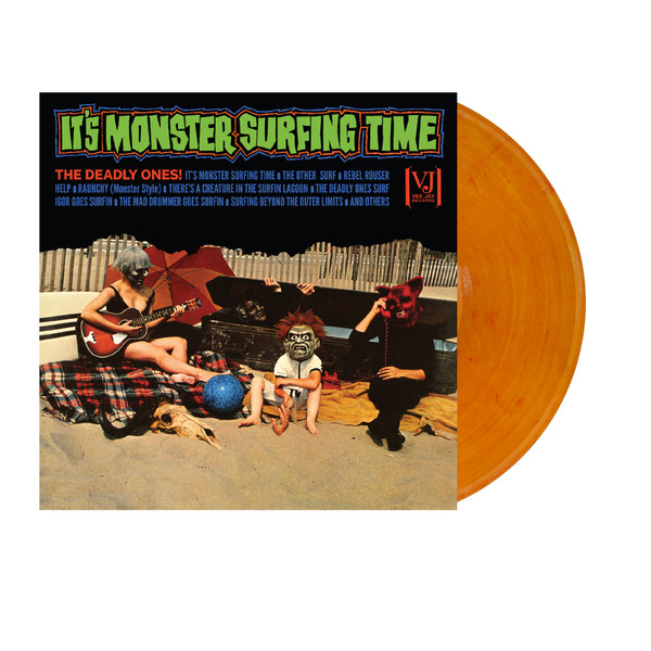 THE DEADLY ONES: It's Monster Surfing Time (All-Analog) (Bloody Pumpkin Vinyl) LP