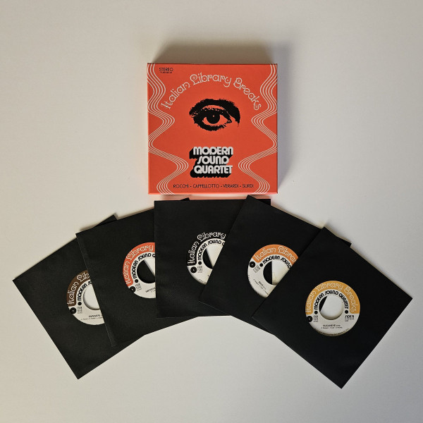 MODERN SOUND QUARTET: Italian Library Breaks 5x7" BOX