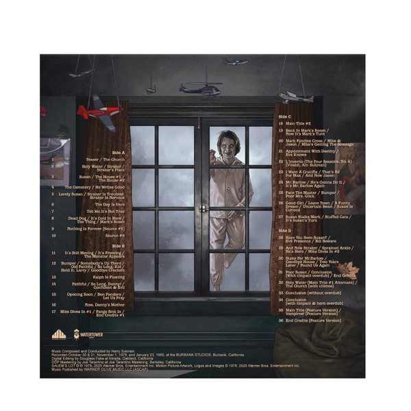 HARRY SUKMAN: Salem's Lot (Original 1979 Television Soundtrack) (Vampire Blue Colored Vinyl) 2LP