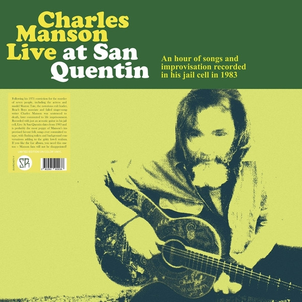 CHARLES MANSON: Live At San Quentin (Color Vinyl) LP