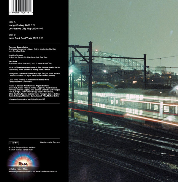 TANGERINE DREAM: Night Trains & Cityscapes LP