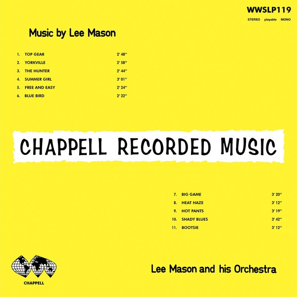 LEE MASON: Music By Lee Mason (1971) LP