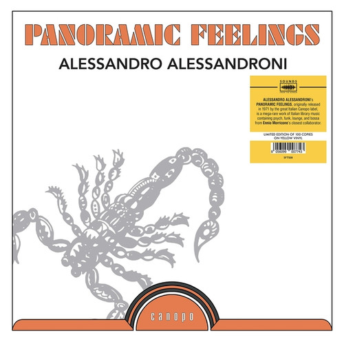 Alessandro Alessandroni LP レコード 180g重量盤 ALESSANDRO ALESSANDRONI: Panoramic Feelings (Yellow Vinyl) LP