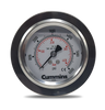 CCFT Gauge, 0-6000 PSI, Silicone Filled, 3/8 Tube Connection, Cummins Logo