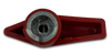 HANDLE-VALVE, RED, DK LOK 3/8" VALVE