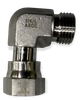 FITTING - 90° ELBOW-6 ORFS MALE X -6 ORFS FEMALE SWIVEL