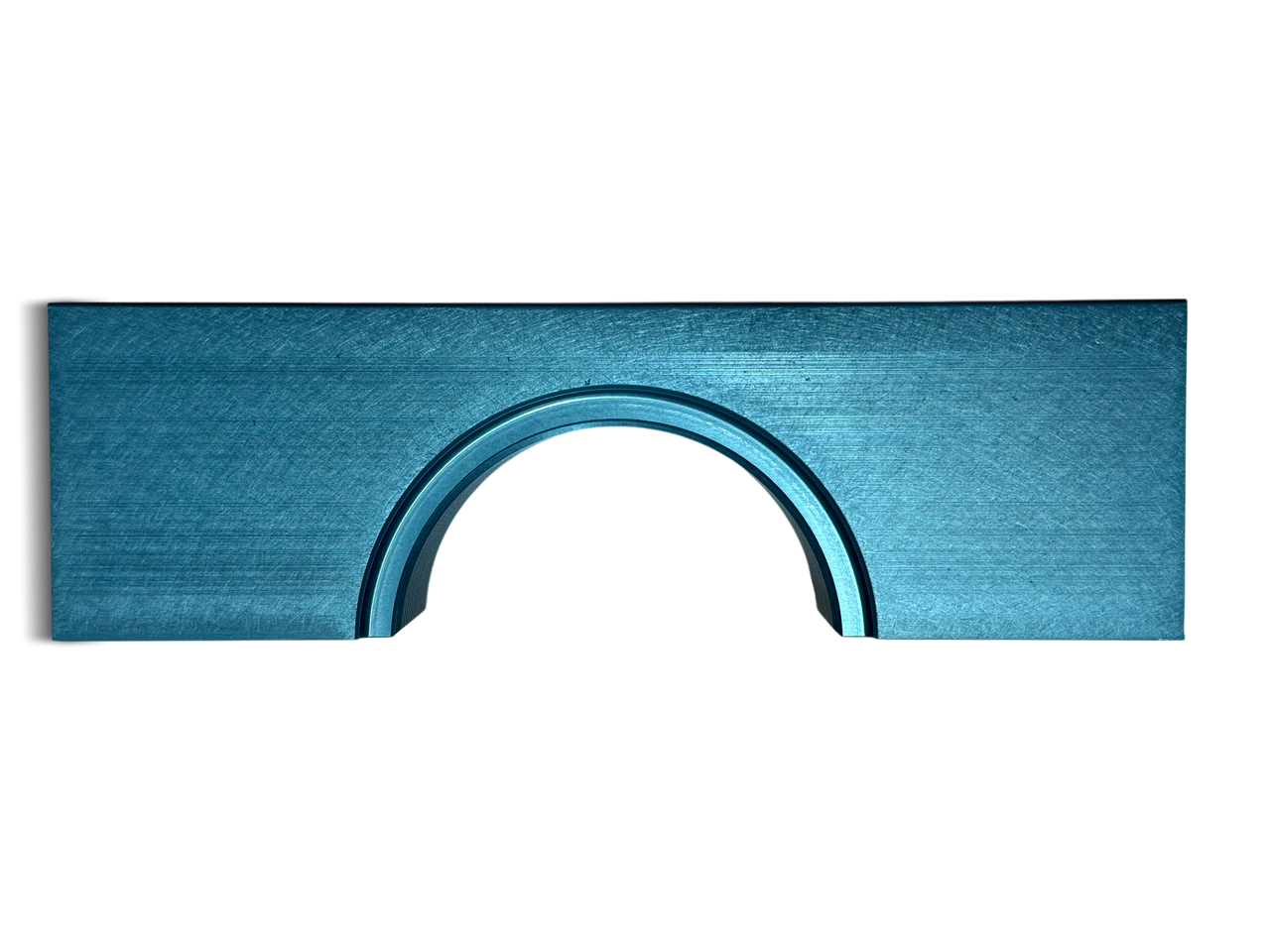 NECK BLOCK - THREADED, ANODIZED BLUE, 2 5/8"-12 UNJF THREADS