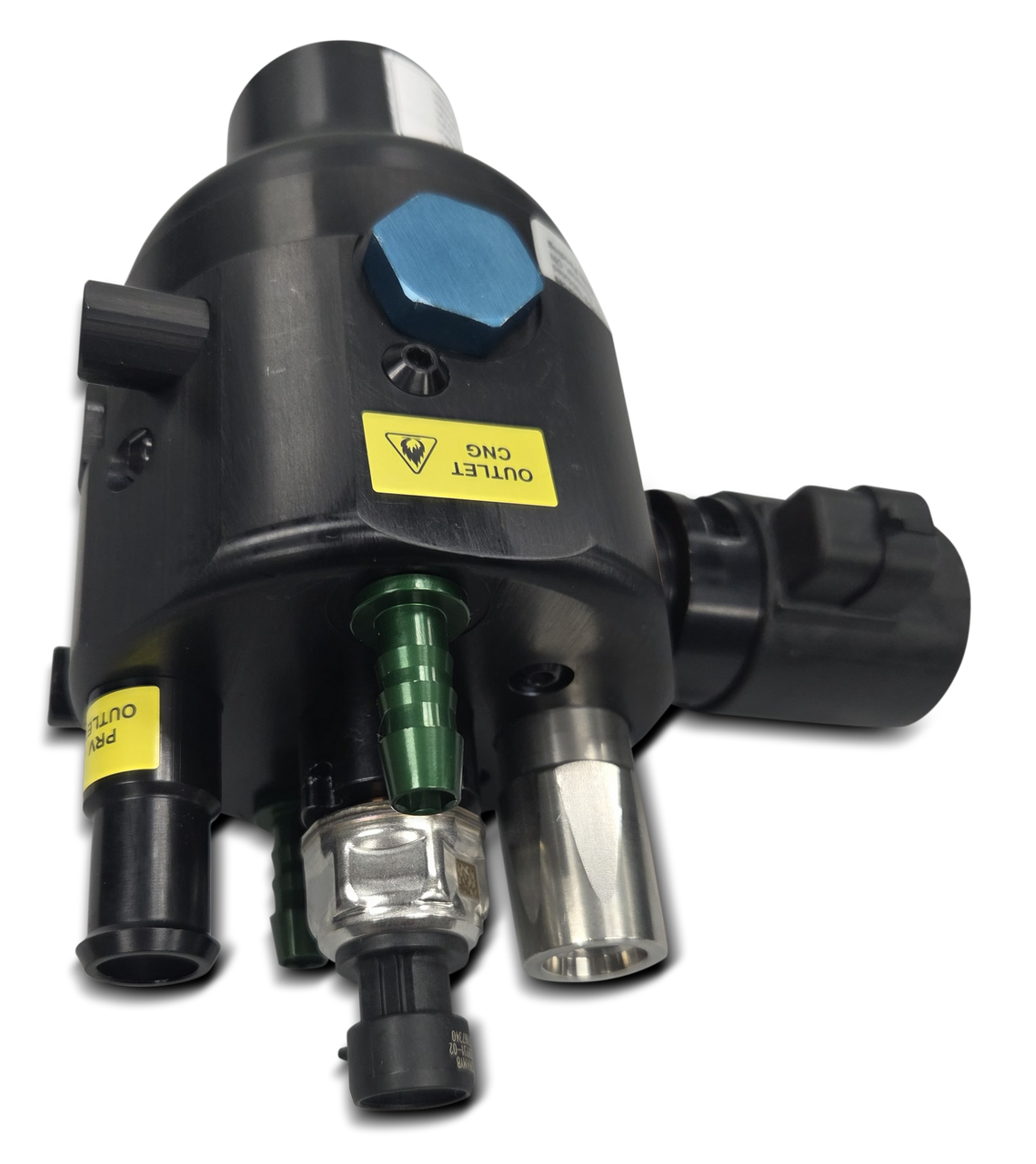 REGULATOR - SAN 209 SERIES, BLACKSTONE, 110 PSI, W/12V SOLENOID, HP SENSOR & TURBO CONNECTION