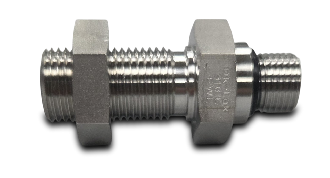 ADAPTER – BULKHEAD  STRAIGHT - #6 ORFS X #6 ORING BOSS