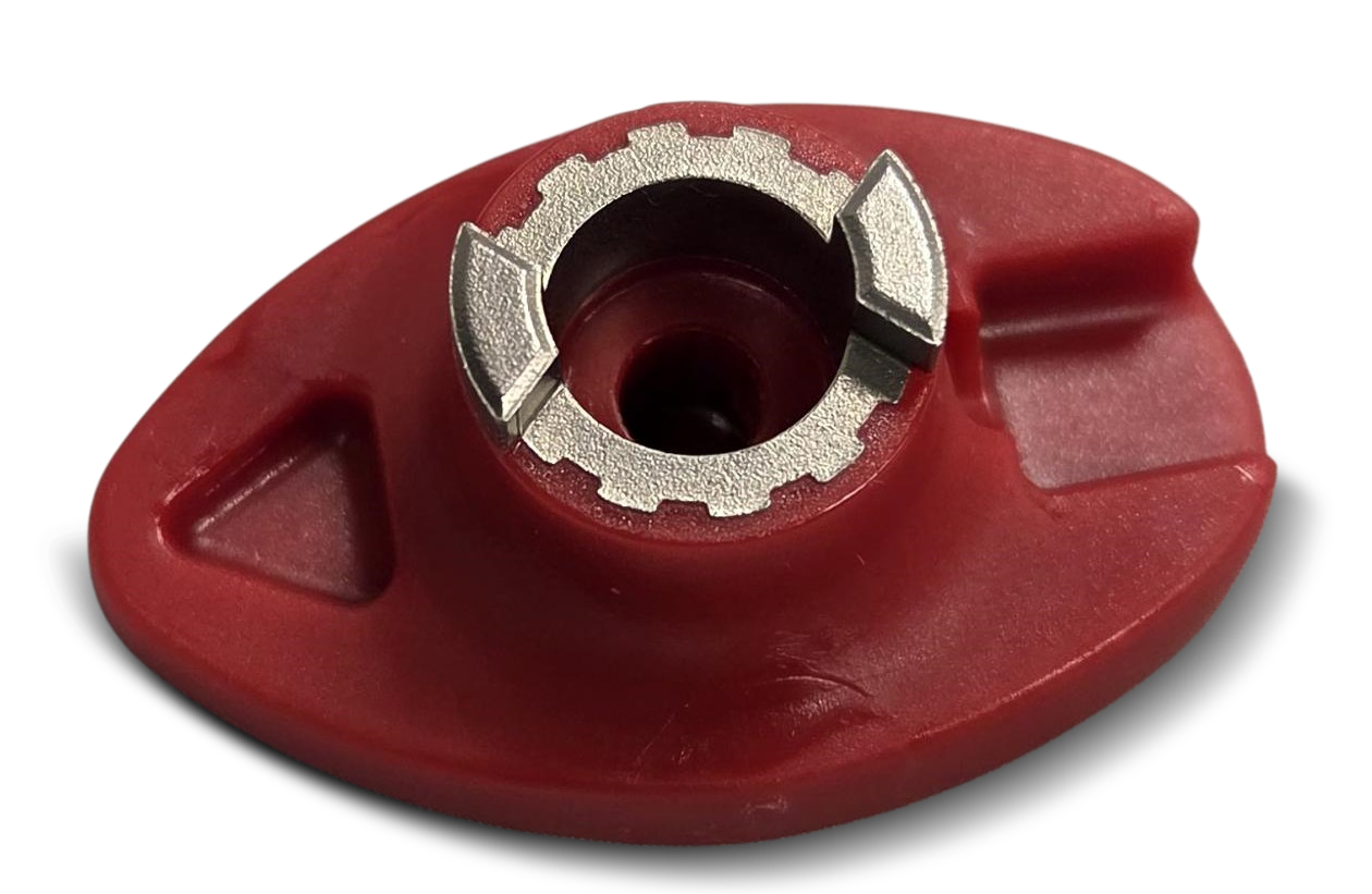 HANDLE-VALVE, ABV SERIES, HOKE, RED