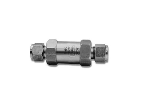 8A-C8L-5-BN-SS, Parker Inline Check Valve, 1/2" Compression