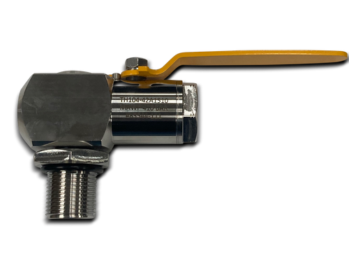 Oasis Fixed Adaptor Tank Valve, with #8 ORB PRD, Supply Port & Test Port