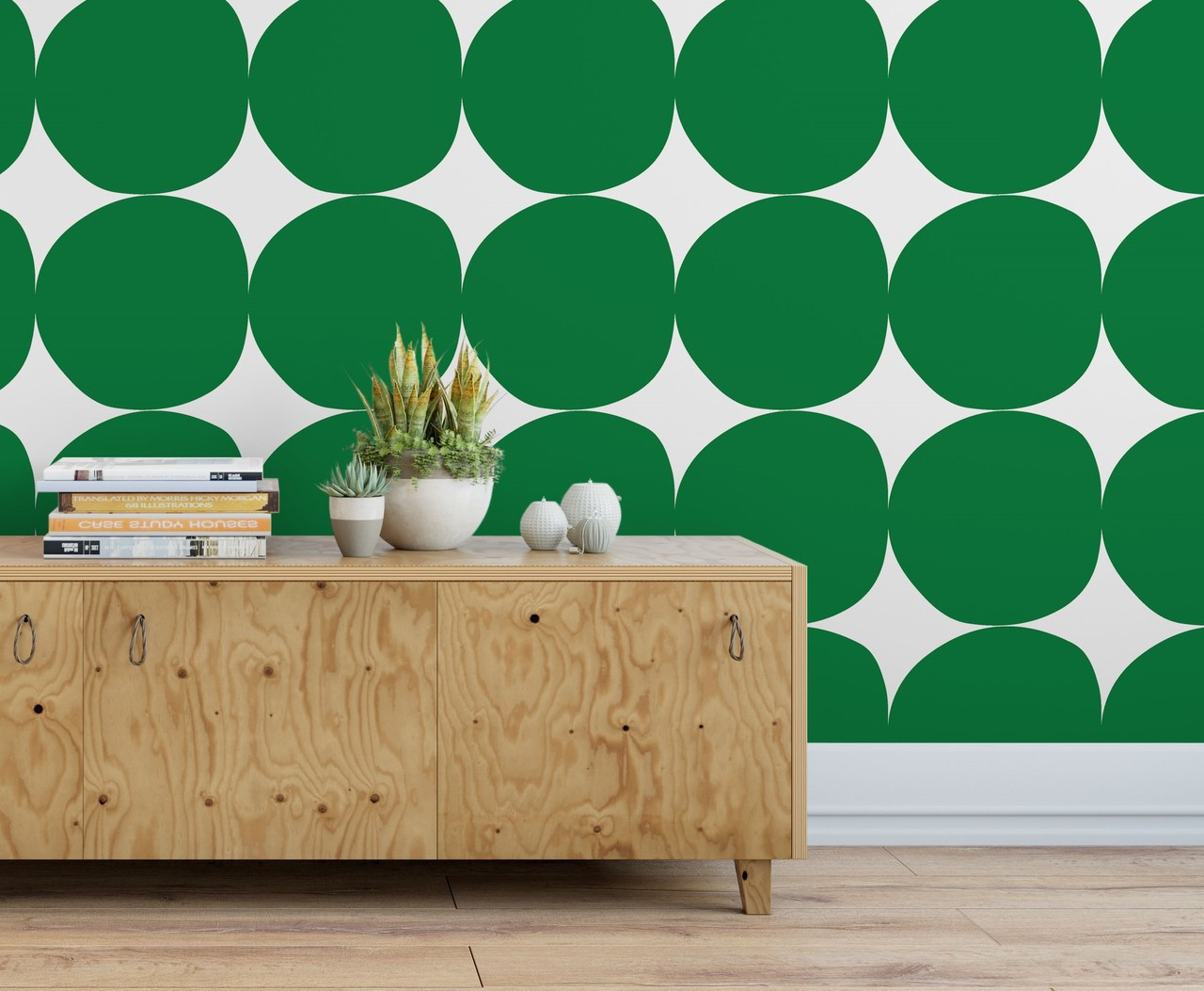 Wobbly Dot Peel and Stick Wallpaper Paperbird