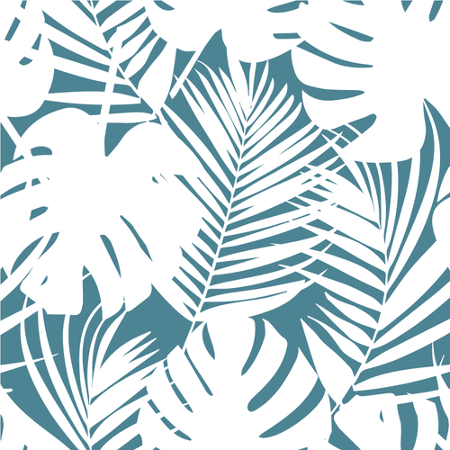 Tropical Silhouette Peel and Stick Wallpaper