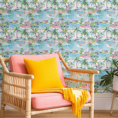 Palm Beach Peel and Stick Wallpaper