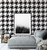 Black and white houndstooth wallpaper