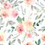 Blush Floral Peel and Stick Wallpaper