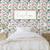 Watercolor floral removable wallpaper