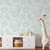 woodland animal playroom wallpaper