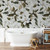 southern magnolia flower removable bathroom wallpaper