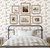 boys bedroom with cowboy themed wallpaper featuring horses and cows