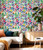 Tropical Floral Peel and Stick Wallpaper